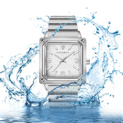 Men Watch Waterproof Stainless Steel Watch For Men Analog Chronograph Fashion Watch, Easy Read Men Dress Watch Luminous Watch Elegant Gift