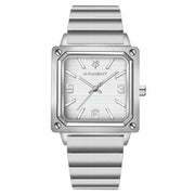 Men Watch Waterproof Stainless Steel Watch For Men Analog Chronograph Fashion Watch, Easy Read Men Dress Watch Luminous Watch Elegant Gift