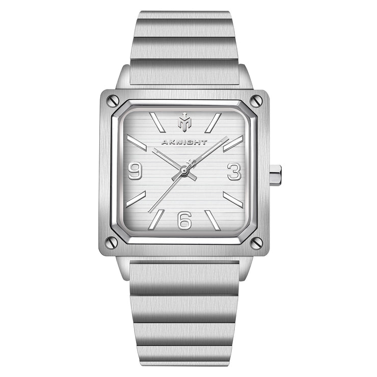 Men Watch Waterproof Stainless Steel Watch For Men Analog Chronograph Fashion Watch, Easy Read Men Dress Watch Luminous Watch Elegant Gift