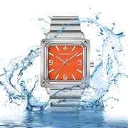 Men Watch Waterproof Stainless Steel Watch For Men Analog Chronograph Fashion Watch, Easy Read Men Dress Watch Luminous Watch Elegant Gift