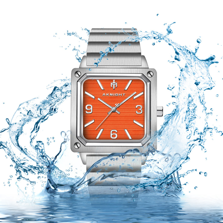 Men Watch Waterproof Stainless Steel Watch For Men Analog Chronograph Fashion Watch, Easy Read Men Dress Watch Luminous Watch Elegant Gift