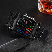 Luxury Men's Watch LED Sports Date Digital Bracelet Waterproof Quartz Wristwatch